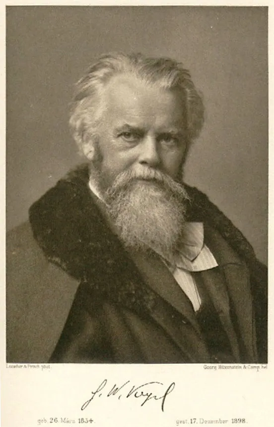 Hermann Wilhelm Vogel (1883)، رائد التصوير الفوتوغرافي الأورثوكروماتيكي بالأصباغ الحساسة
