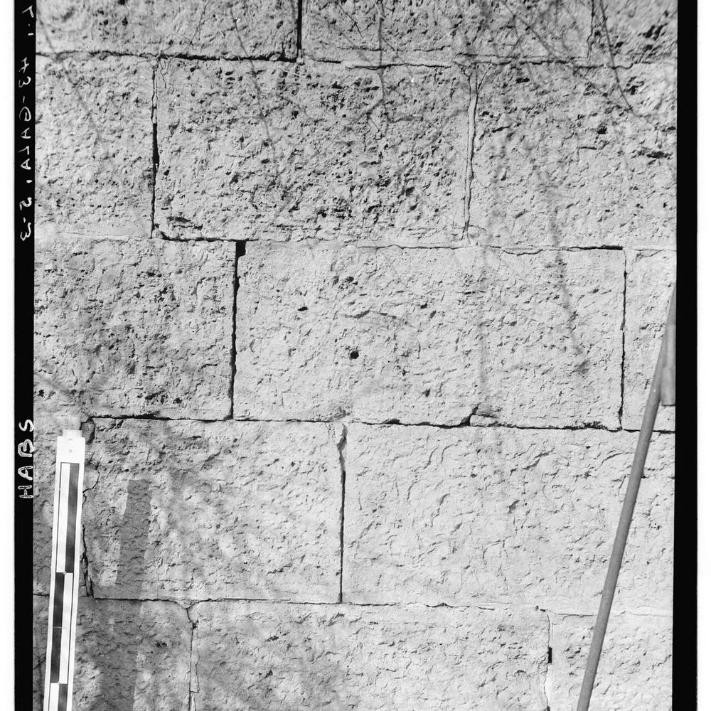 Chester Hart, Detail of Stone Wall, S. M. Felt House, Galena, Illinois (1934), Historic American Buildings Survey, U.S. Library of Congress
